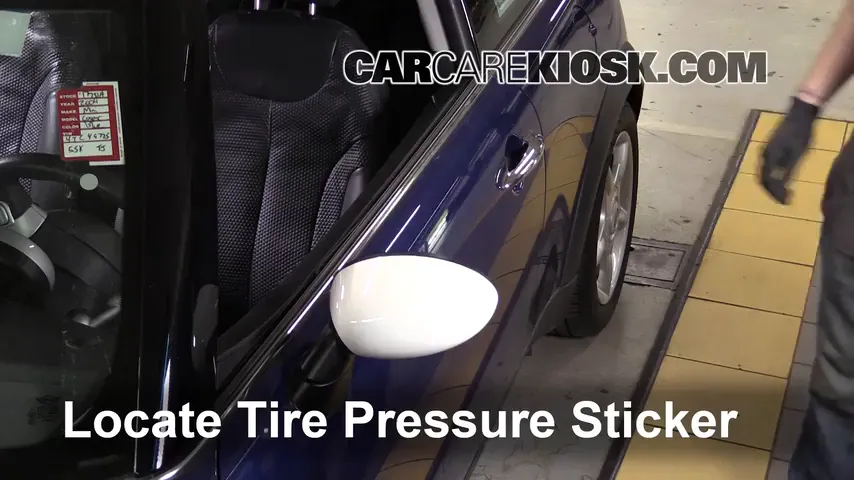 2005 Mini Cooper 1.6L 4 Cyl. Coupe Tires & Wheels Check Tire Pressure